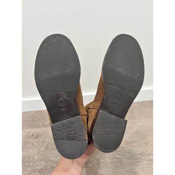 Tory Burch Tan Suede Wembley Riding Knee Length Boots - Picture 9 of 10